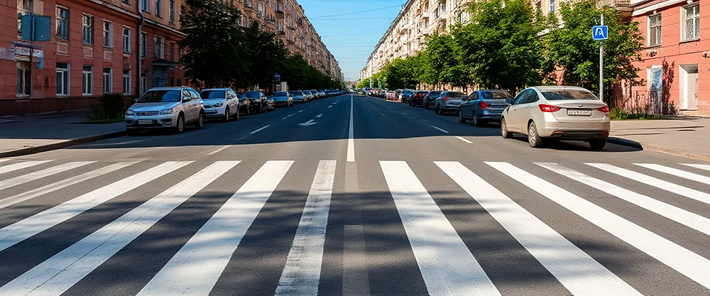 Как обозначаются пешеходные дорожки в городской среде?