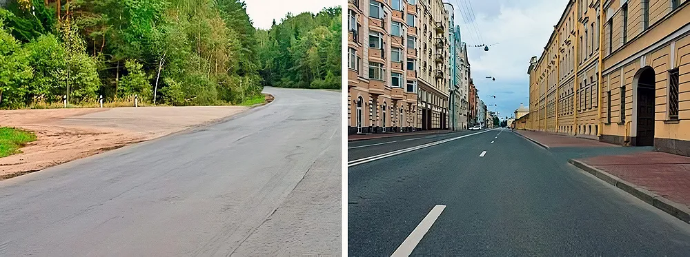 На каком рисунке изображен перекресток? 